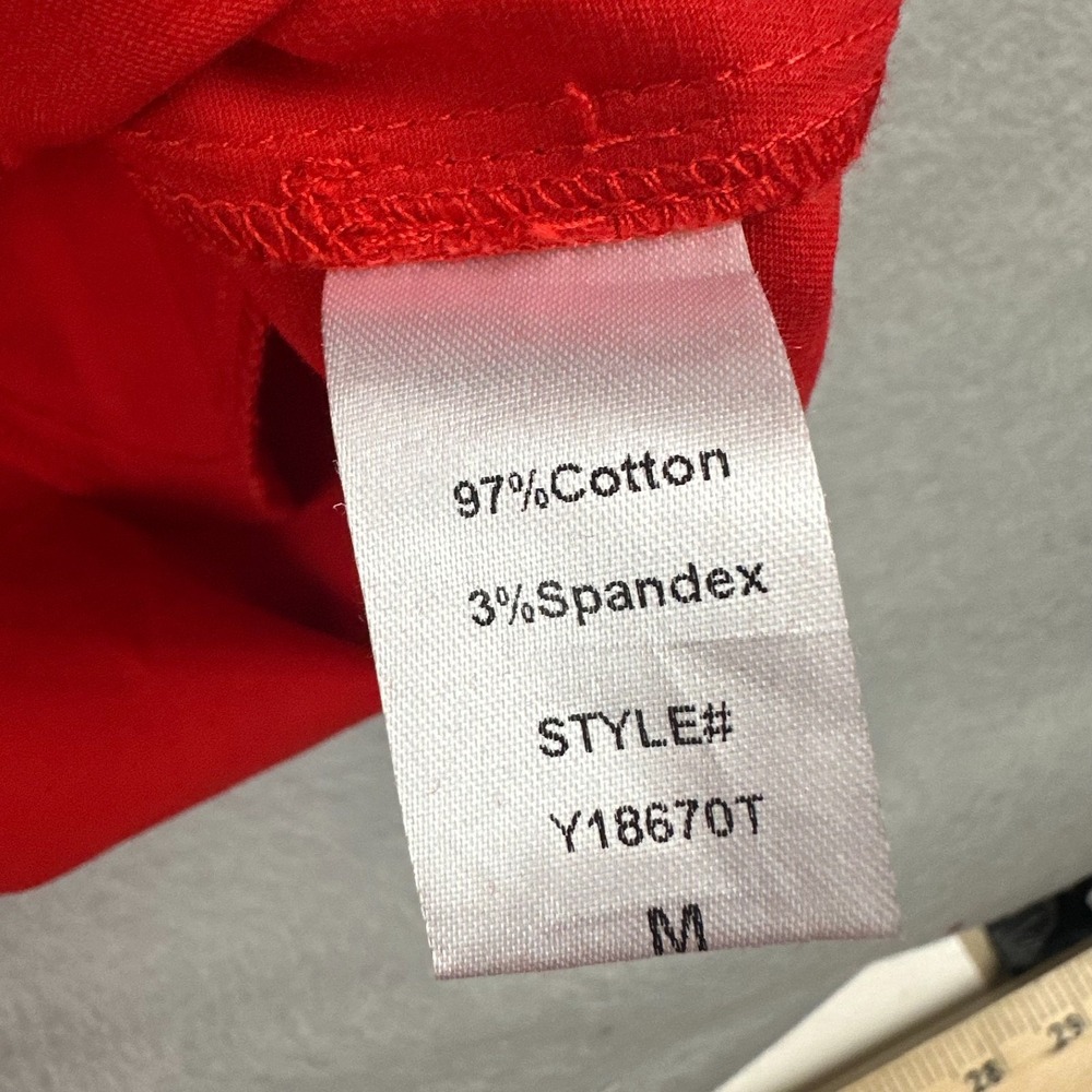 Tuckernuck Red Button-Down Ruffle Collar Top - Picture 6 of 14